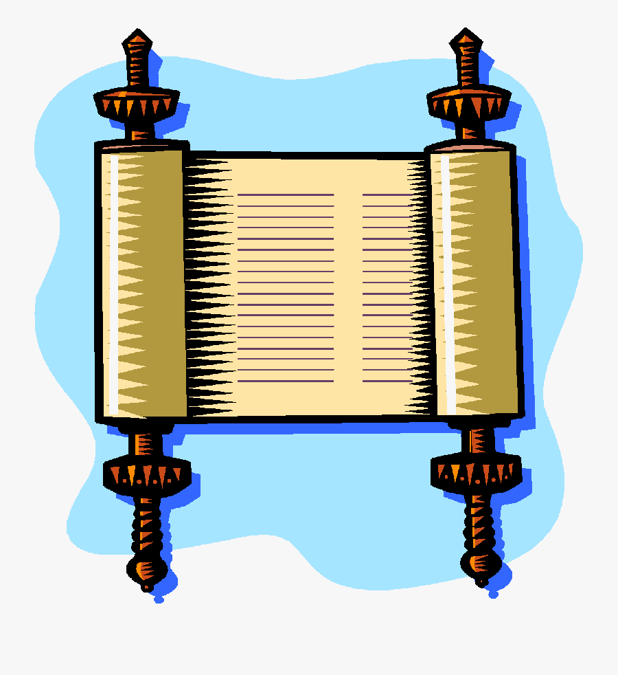 Torah And Football Clipart Gif Torah And Football Clipart - Jewish Scroll Images Clip Art, Transparent Clipart