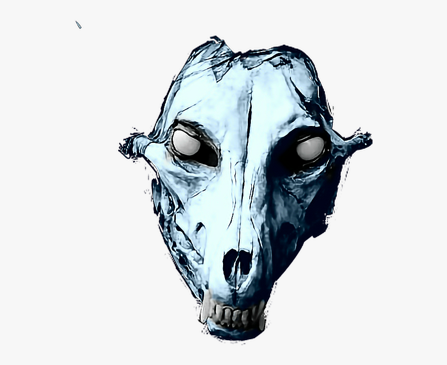 Transparent Evil Skull Clipart - Ghost Png For Picsart, Transparent Clipart