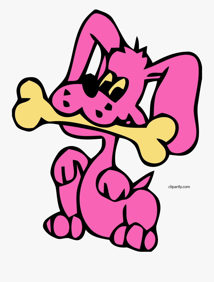 Pink Dog Clipart, Transparent Clipart