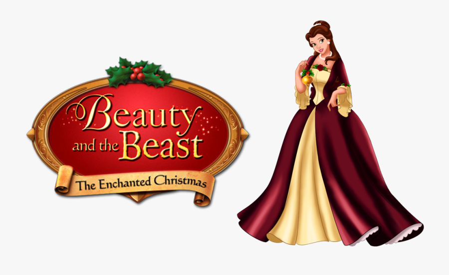 Enchanted Movie Fanart Tv - Beauty And The Beast Belle Red Dress, Transparent Clipart