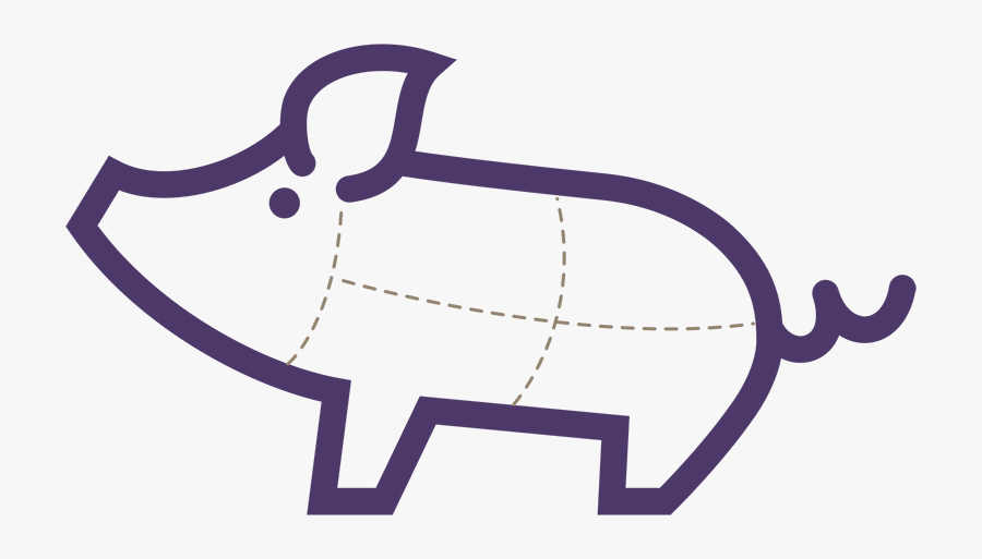 Truffle Pig Travel Logo, Transparent Clipart
