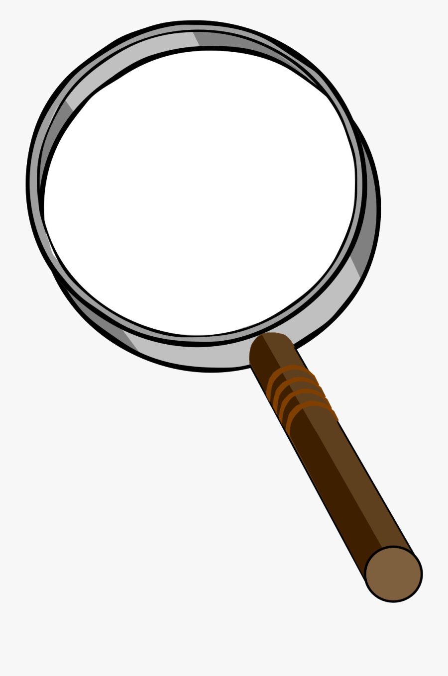 Magnifying Glass Magnifier Clip Art At Vector Transparent - Clip Art Magnifying Glass Detective, Transparent Clipart