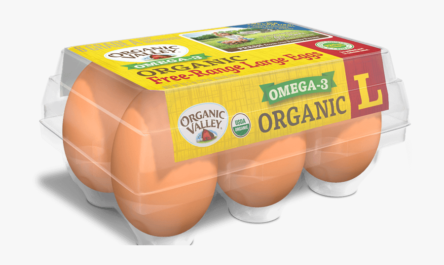Transparent Brown Egg Png - Organic Valley Eggs Omega, Transparent Clipart
