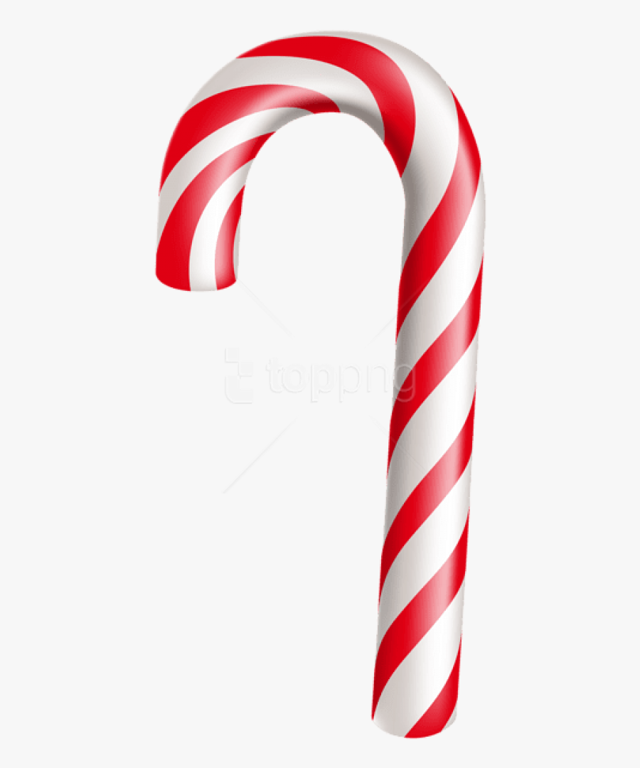 Candy Cane Clipart Blank - Transparent Background Candy Cane Png , Free ...