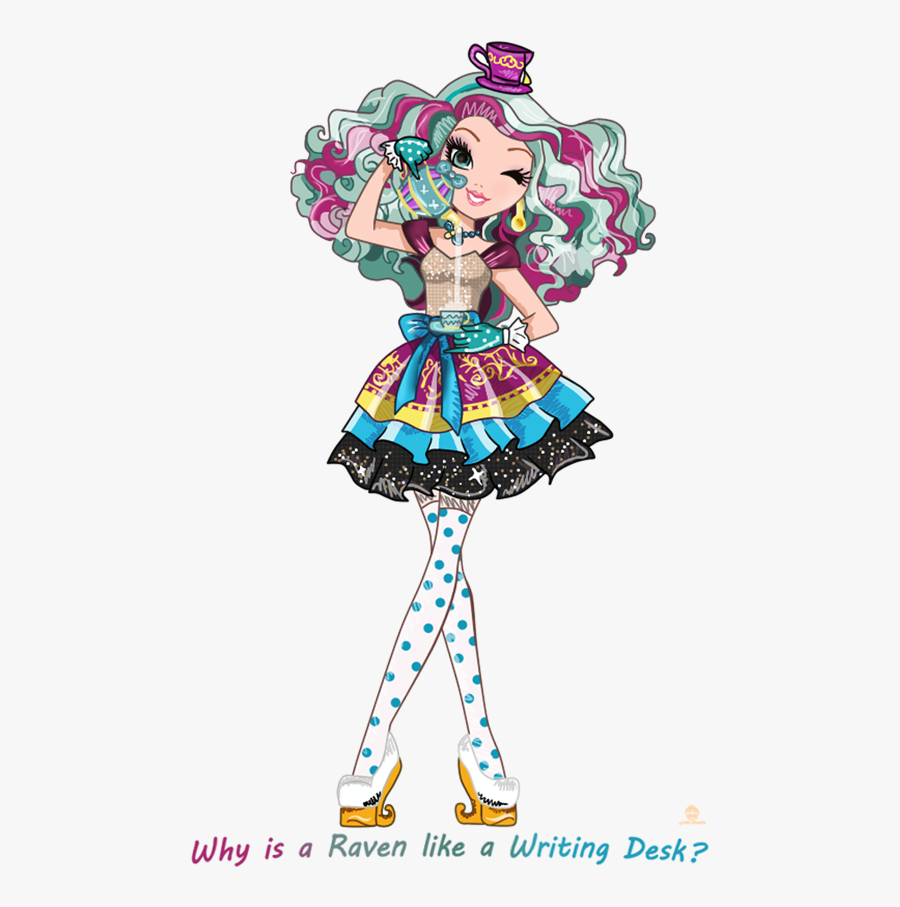 Queen Clipart Jackie - Ever After High Madeline Hatter Png, Transparent Clipart