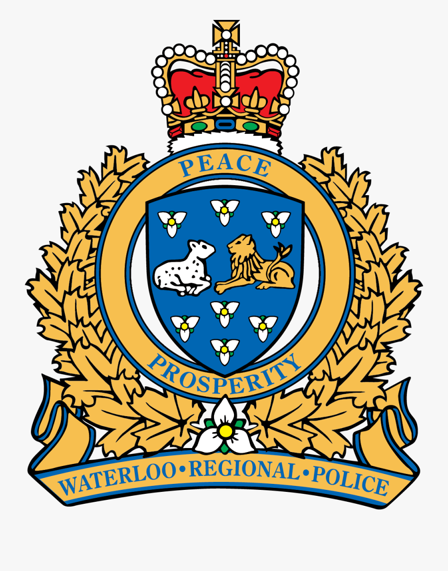 2016 Polar Plunge - Waterloo Regional Police Service Logo, Transparent Clipart