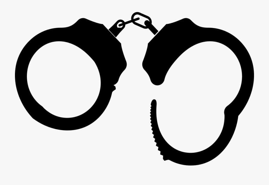 Handcuff Clipart Silhouette - Handcuff Clipart Transparent, Transparent Clipart