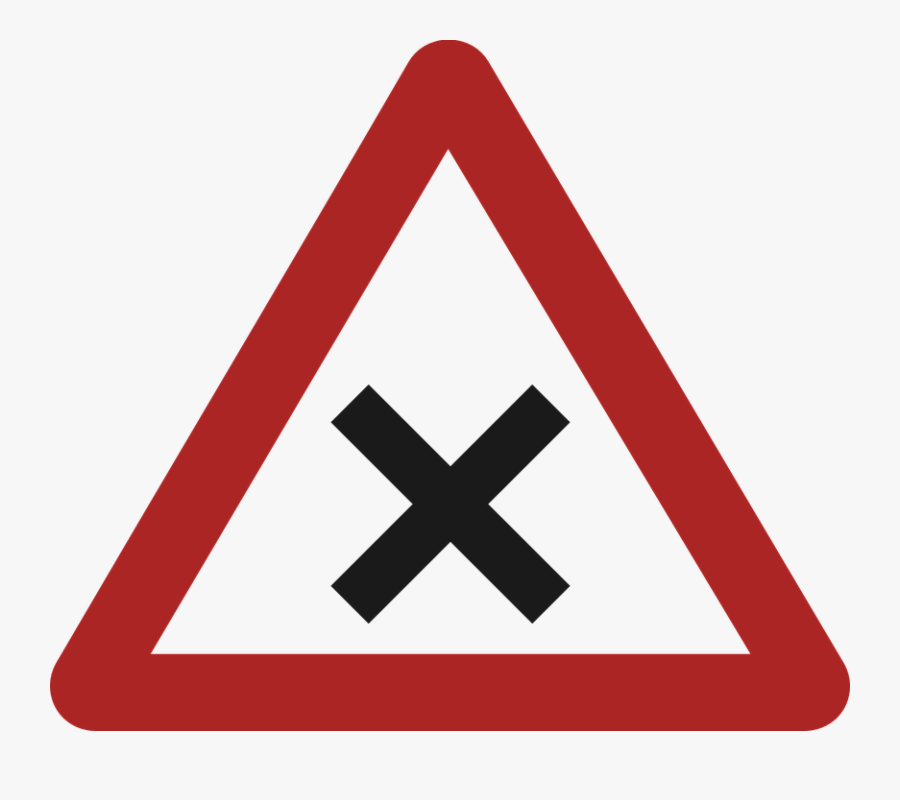 Priority To The Right Road Sign - Road Signs Theory Test 2018, Transparent Clipart