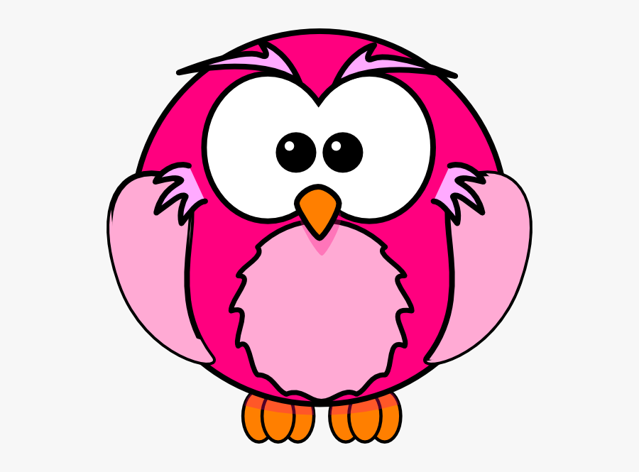 Owl Clipart Pink, Transparent Clipart