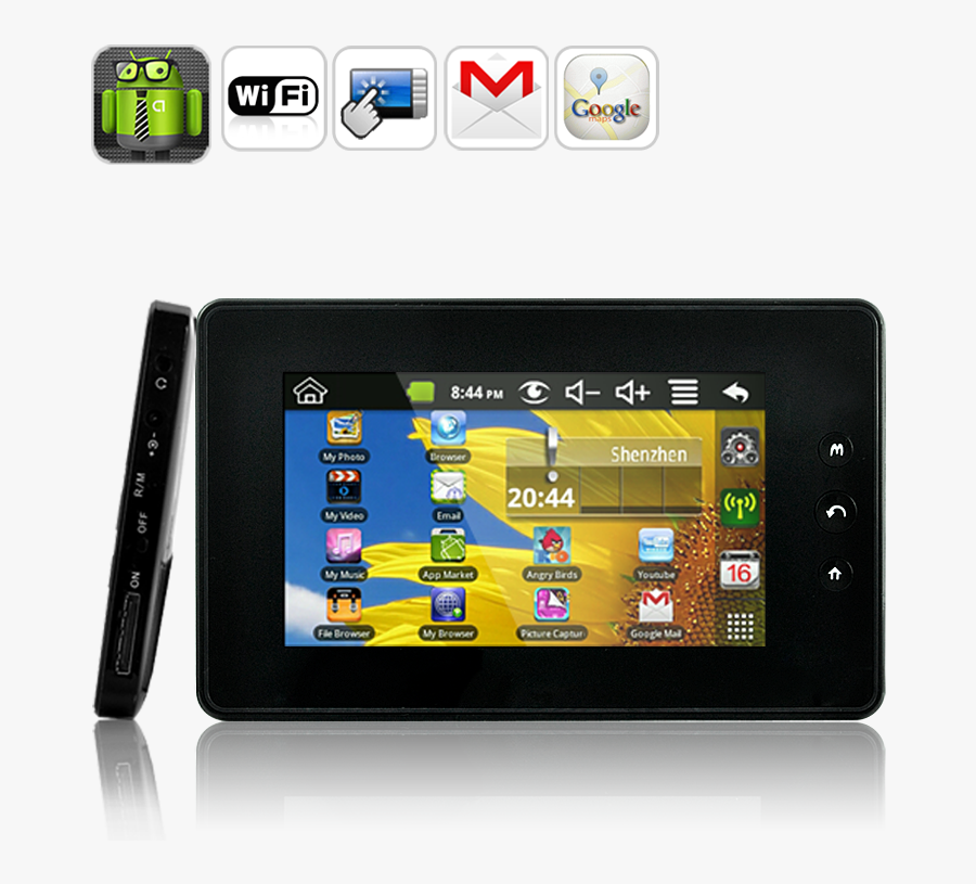 Pocketdroid Mini Android Tablet - Tablet 4 Pulgadas, Transparent Clipart