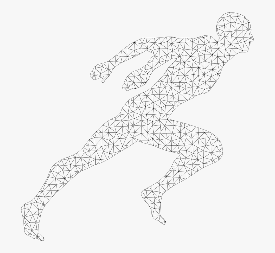 Line Art,drawing,website Wireframe - Boy Male Run Drawing, Transparent Clipart