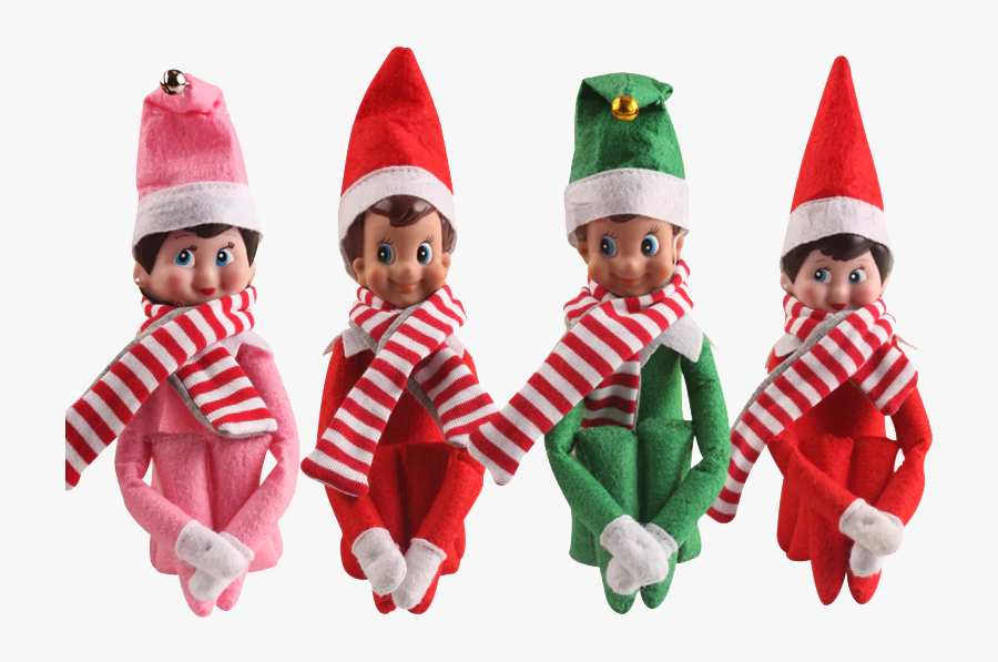 Elf On The Shelf - Red Elf On The Shelf Boy, Transparent Clipart