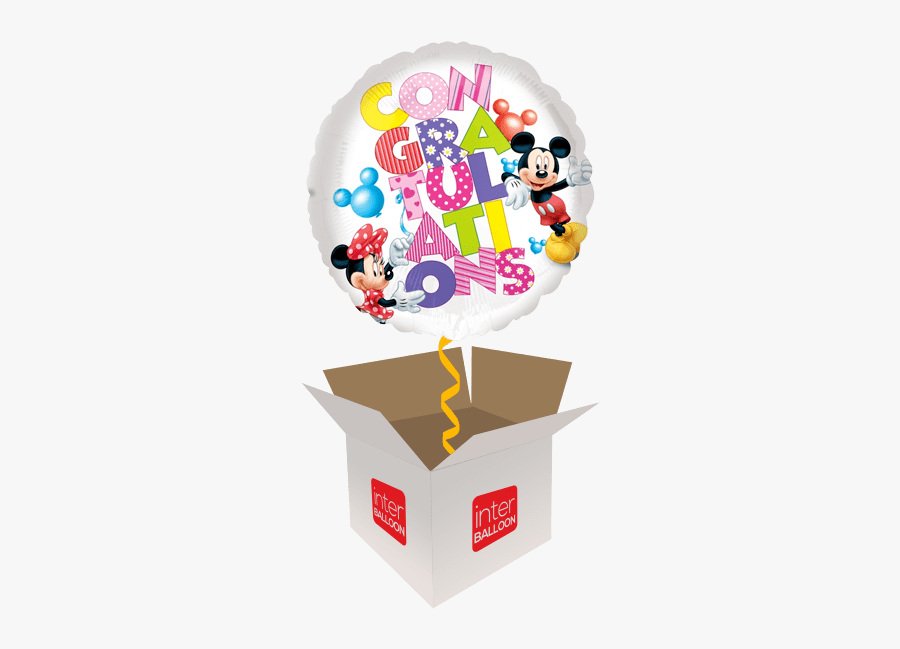 Congratulations Minnie & Mickey Mouse - Free Fathers Day Emojis, Transparent Clipart