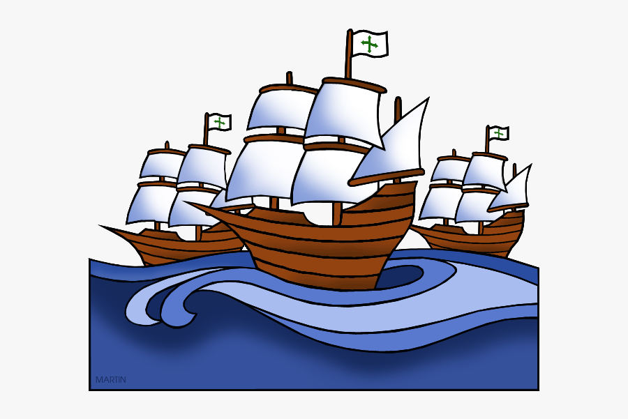 Nina Pinta Santa Maria At Getdrawings Com - Columbus Ship Clip Art, Transparent Clipart