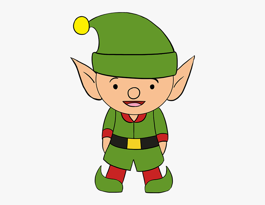 How To Draw Elf - Easy How To Draw An Elf, Transparent Clipart