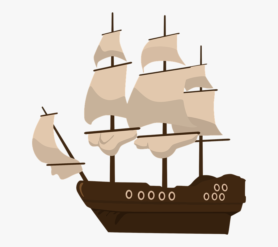 Vehicle,sailing Ship,boat,ship,sail,tall Art,mast,naval - Pirate Boat ...