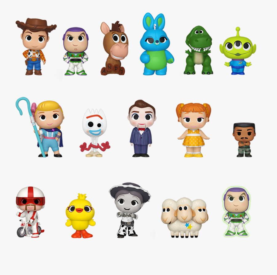 Transparent Toy Story Png - Funko Mystery Minis Toy Story 4, Transparent Clipart