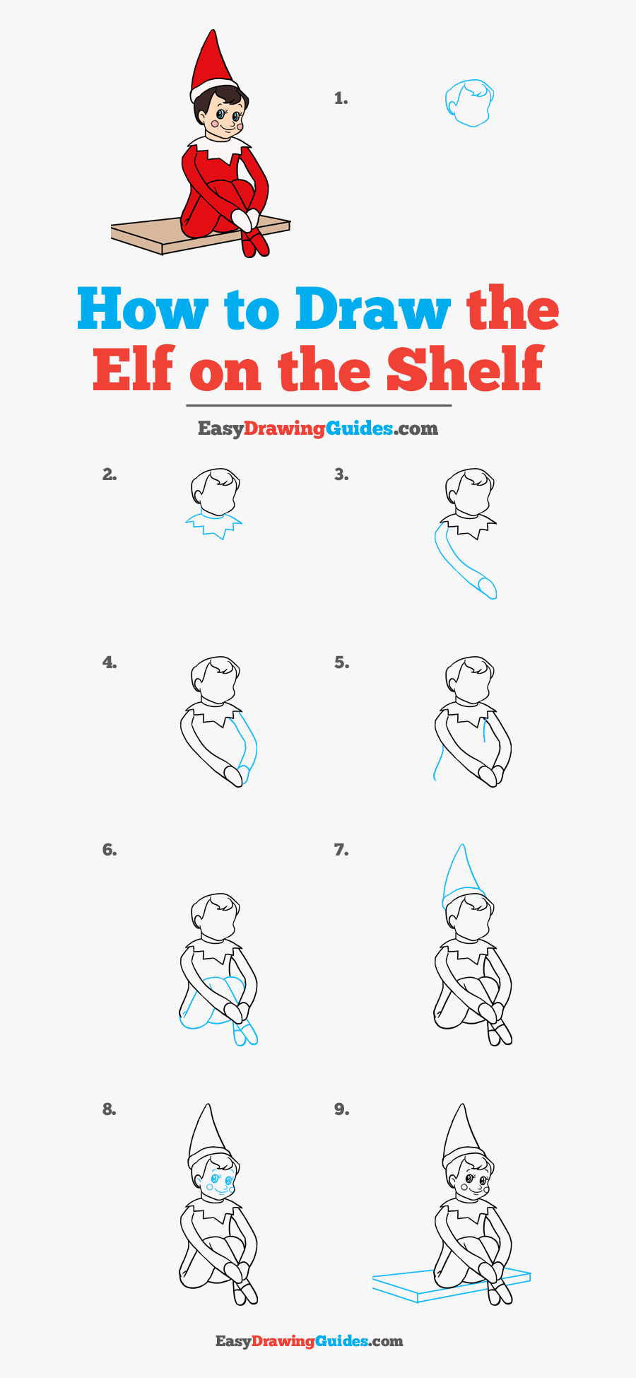 How To Draw Elf On The Shelf - Like Us Follow Us, Transparent Clipart