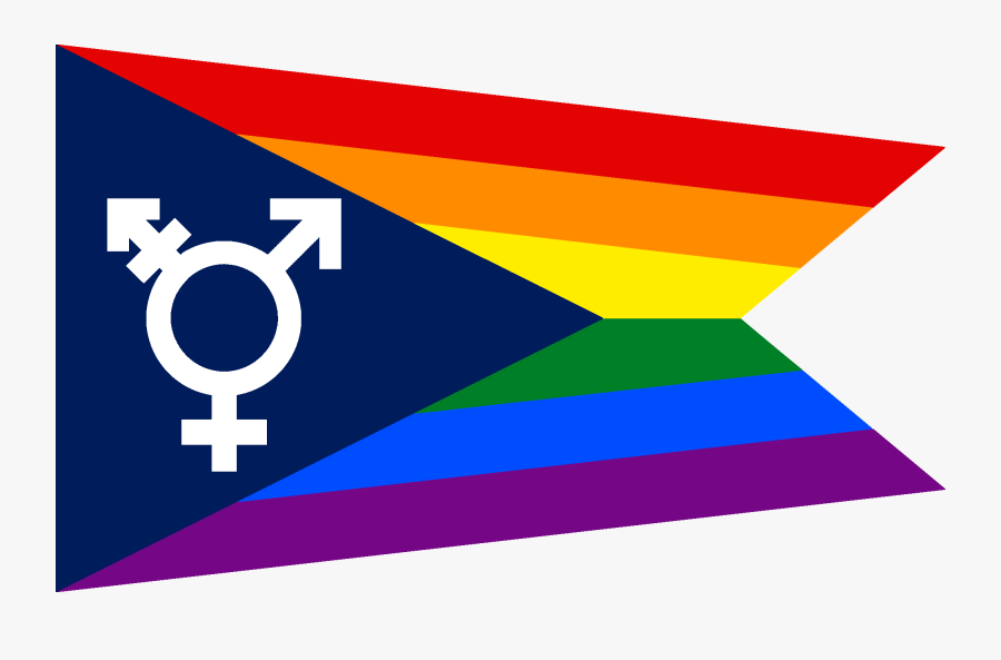 Lgbt Version Of The Ohio Flag In Honor Of Columbus - Body Positivity All Genders, Transparent Clipart