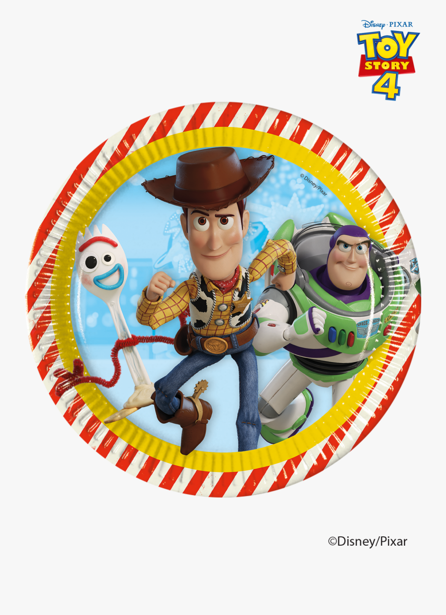 Toy Story 4 Plates - Plato Toy Story 4, Transparent Clipart