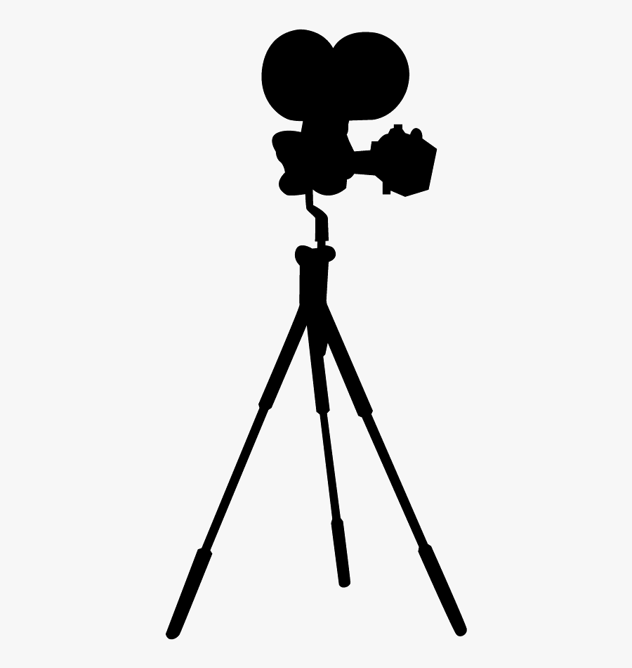 Photographic Film Tripod Hollywood Movie Camera - Cinematographer Png, Transparent Clipart