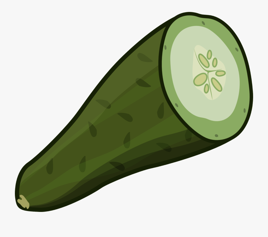 Cut Cucumber Clipart, Transparent Clipart