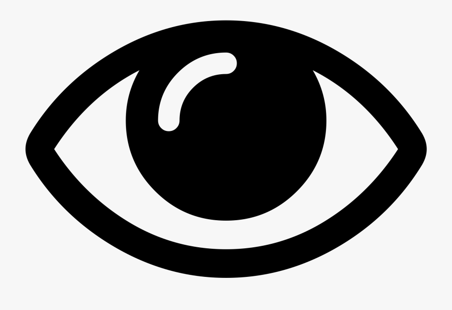 Font Awesome Eye Icon, Transparent Clipart