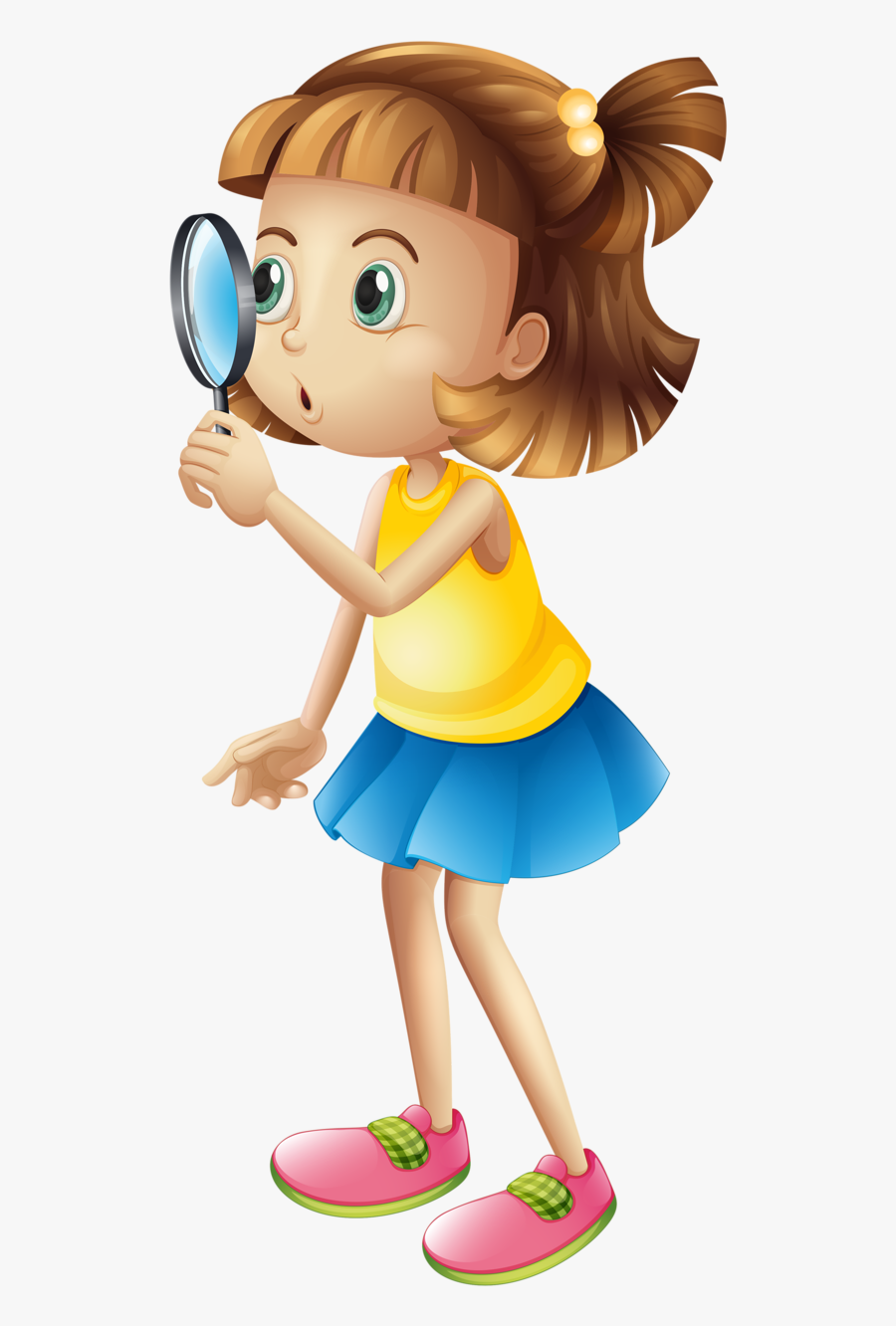 Nnre 50zv Cartoon Girl Thinking Png Free Transparent Clipart Clipartkey