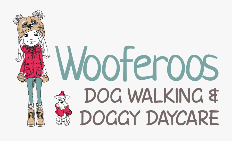 Wooferoos Dog Walker Clipart Royalty Free Library - Cartoon, Transparent Clipart