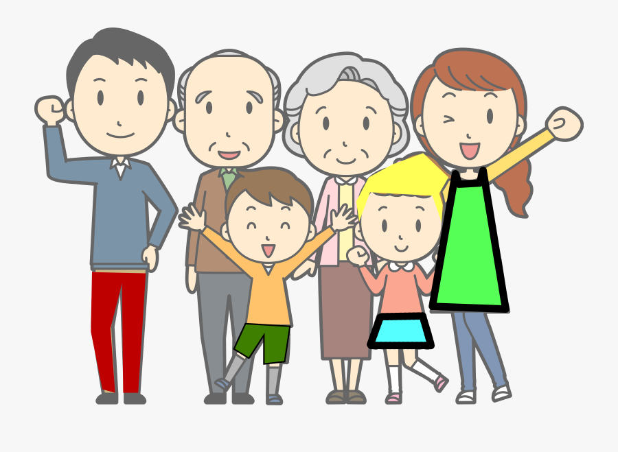 Familie 2a Clipart - Cartoon Transparent Family Png, Transparent Clipart