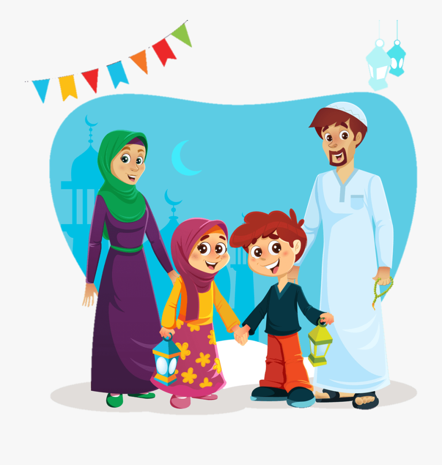 Transparent Muslims Clipart - Ramadan Children, Transparent Clipart