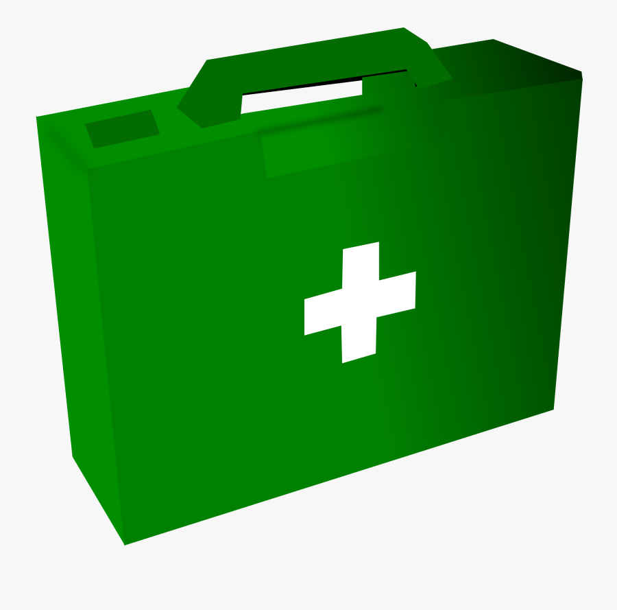 Green First Aid Kit Clipart, Transparent Clipart