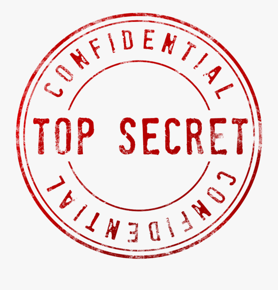 Clipart Library Stock Topsecret Png - Confidential Top Secret Png, Transparent Clipart