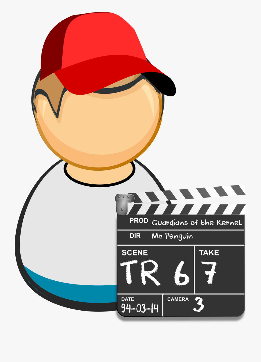 Clapper Board Clipart - First Responder Icon, Transparent Clipart