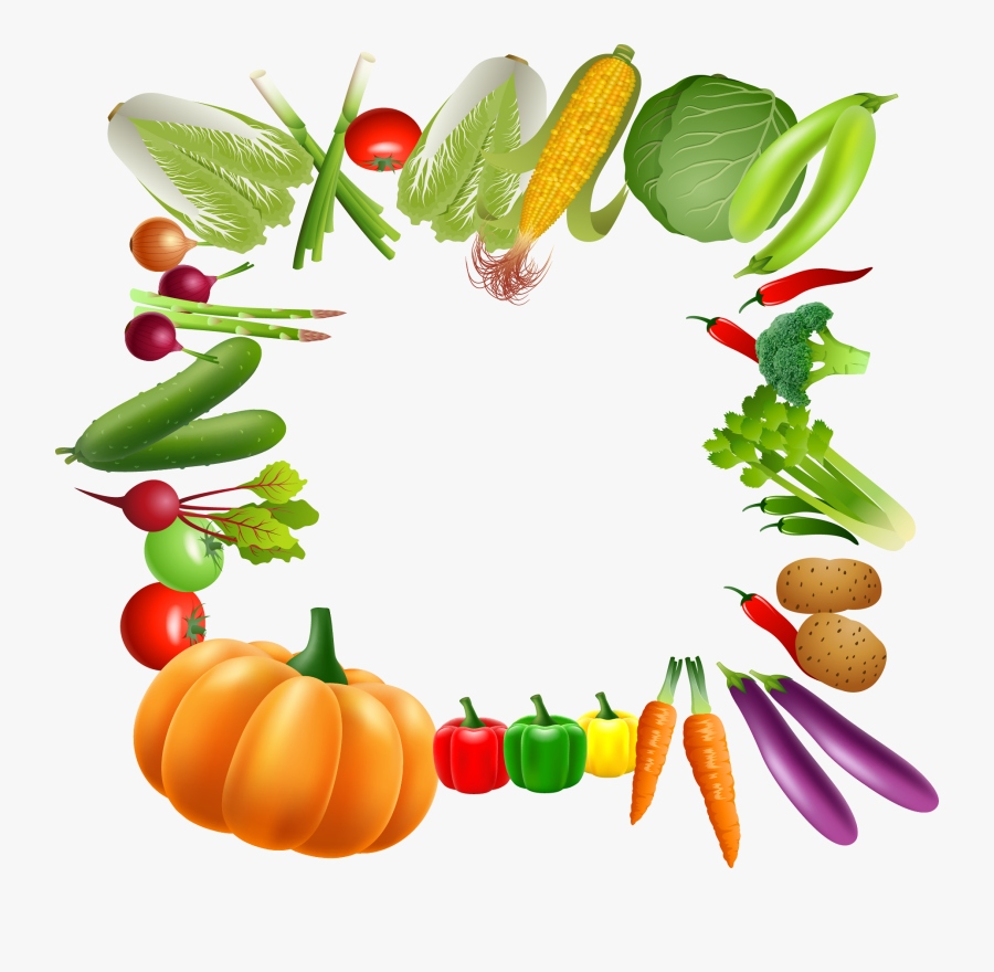 Vegetable Vegetarian Cuisine Fruit Clip Art - Fruits And Vegetables Png, Transparent Clipart