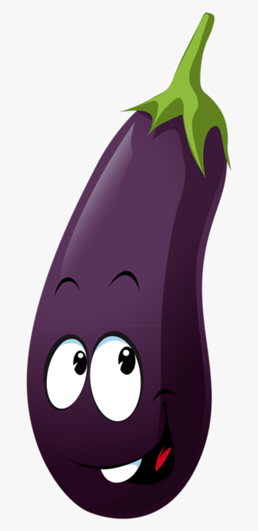 Eggplant Clipart Objects - Fruits And Vegetables Individual, Transparent Clipart