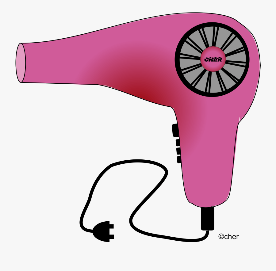 Transparent Comb Clipart - Clip Art Hair Dryer, Transparent Clipart