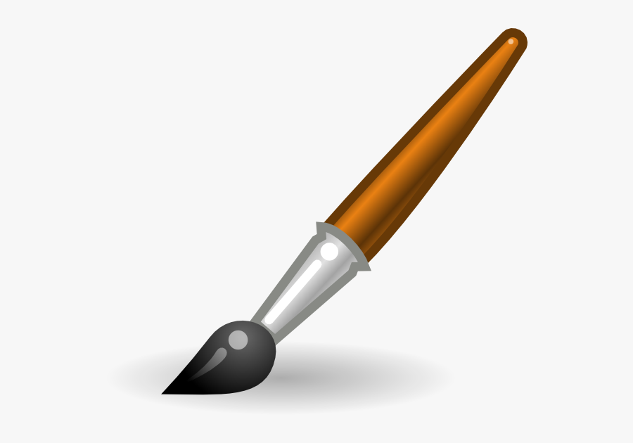 Paint Brush Clip Art - Brush Tool In Paint, Transparent Clipart