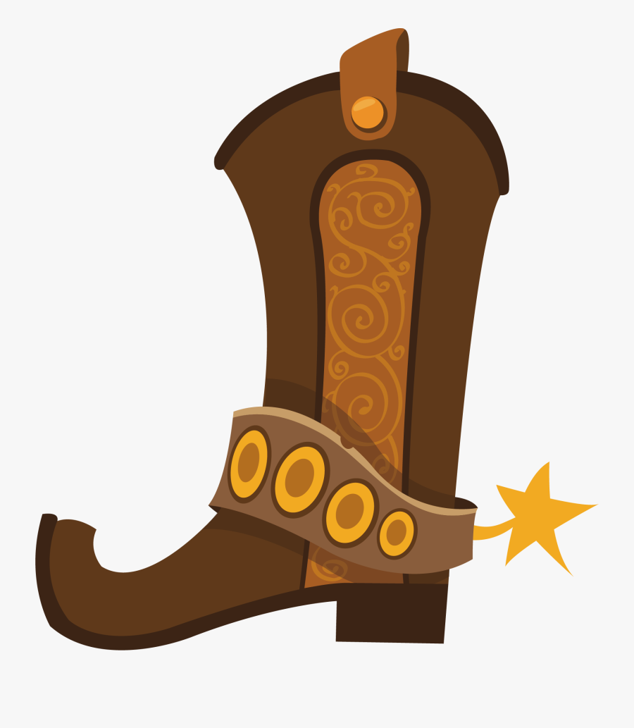 Cowboy Boot Illustration - Botas Vaqueras Dibujo Png, Transparent Clipart