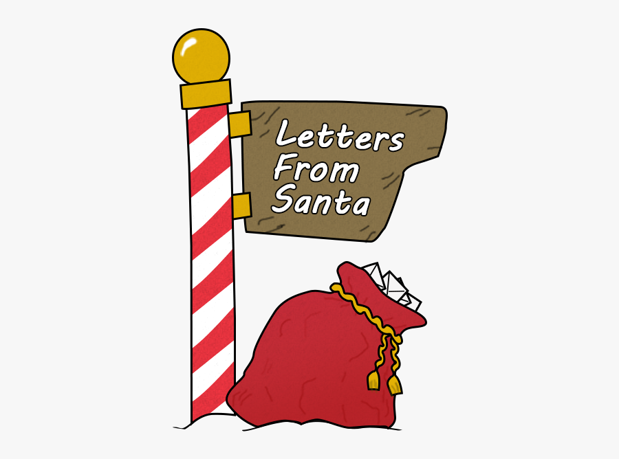 Letters From Santa Graphic - Letter, Transparent Clipart