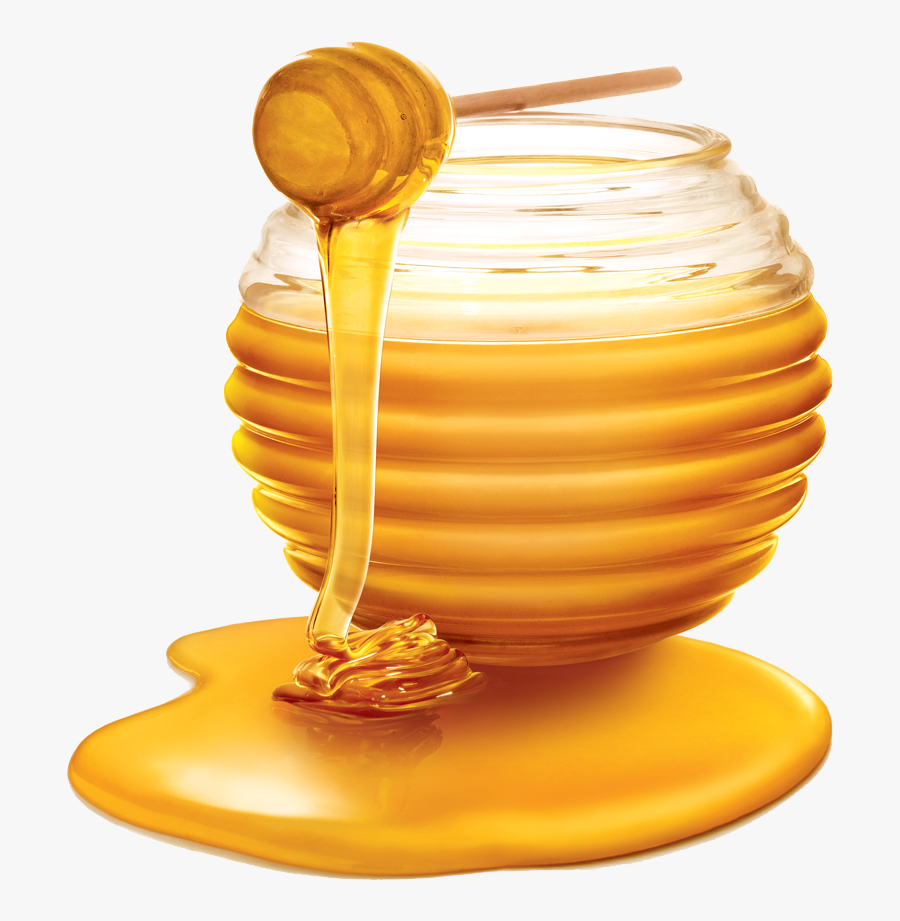 Clip Art Honeycomb Stick Dripping - Transparent Honey Clipart , Free
