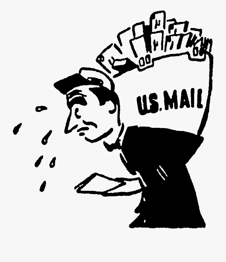 Vintage Mailman Clipart, Transparent Clipart