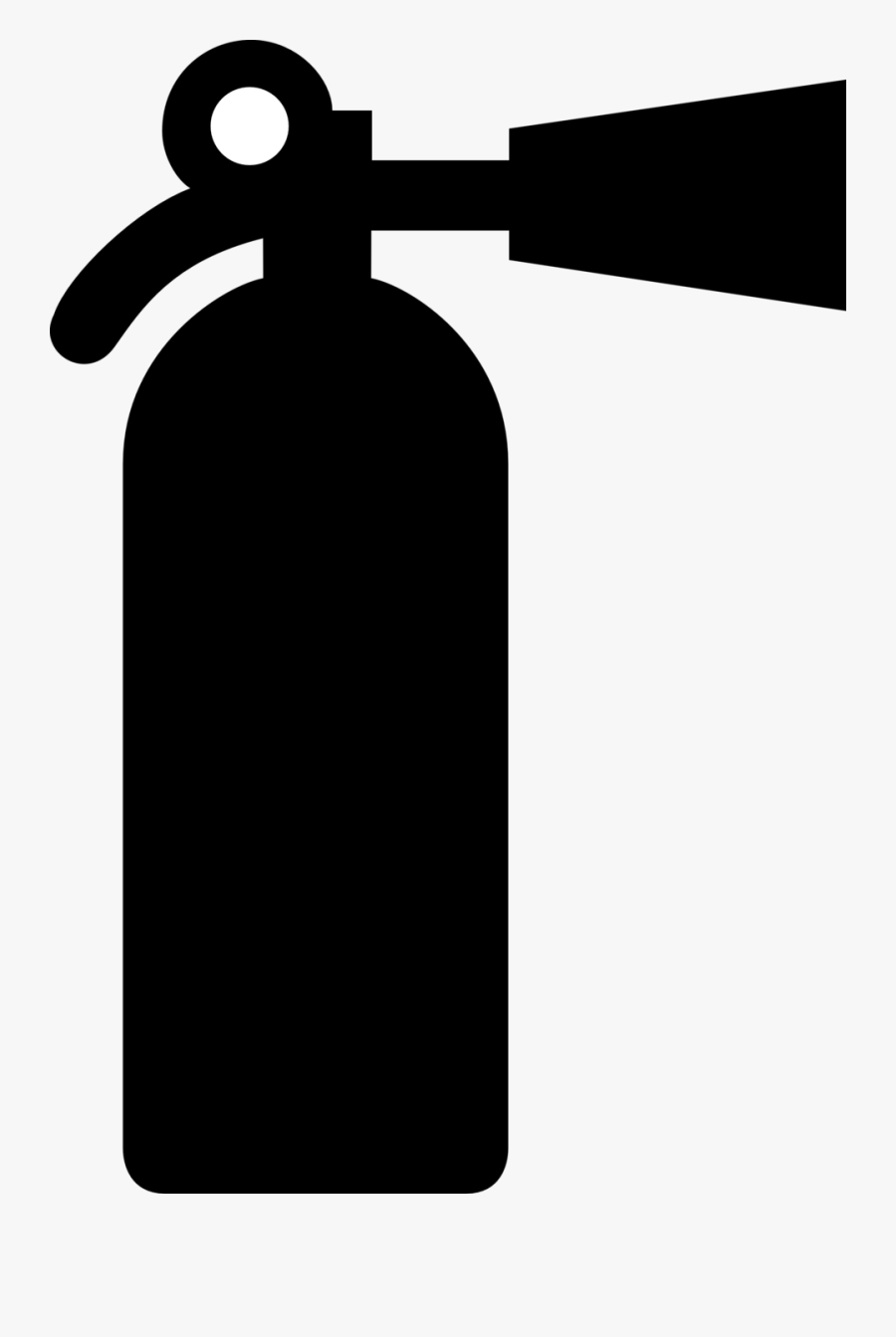 Aiga Fire Extinguisher - Fire Extinguisher Clipart Black And White, Transparent Clipart