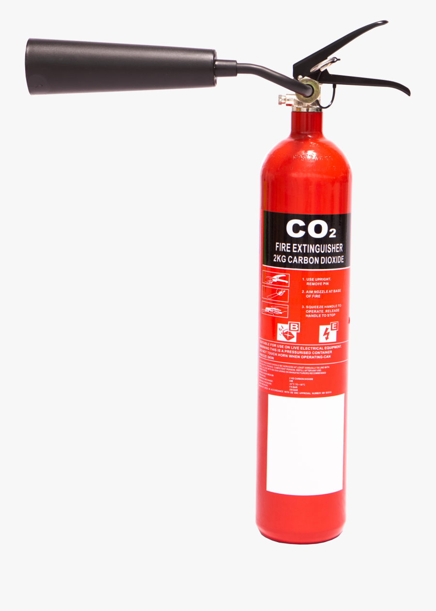 Co2 Fire Extinguisher Transparent Background, Transparent Clipart