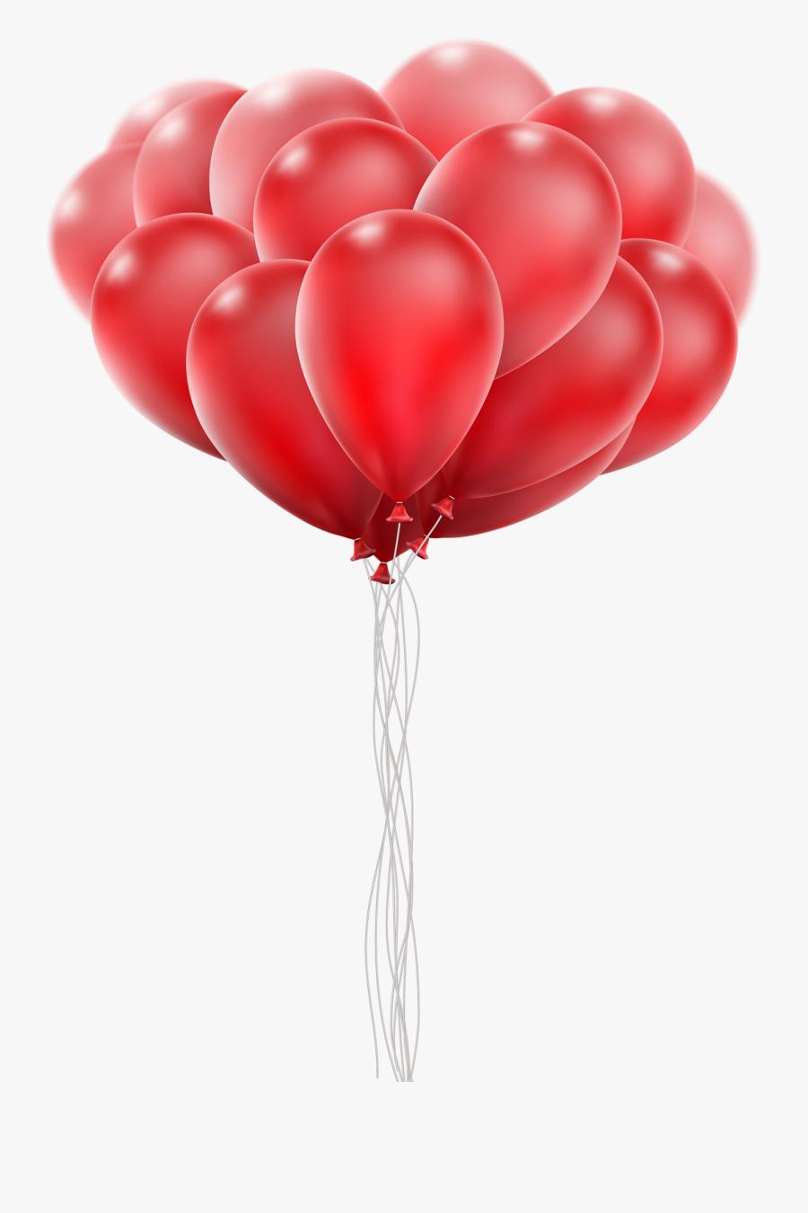 Red Balloon Png - Red Balloons Transparent Background, Transparent Clipart