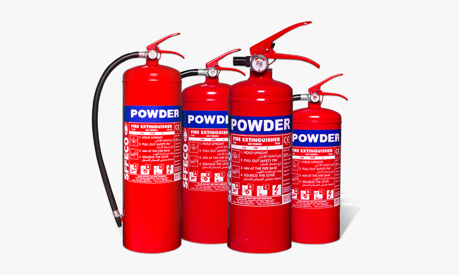 Portable Dry Powder Fire Extinguisher, Transparent Clipart