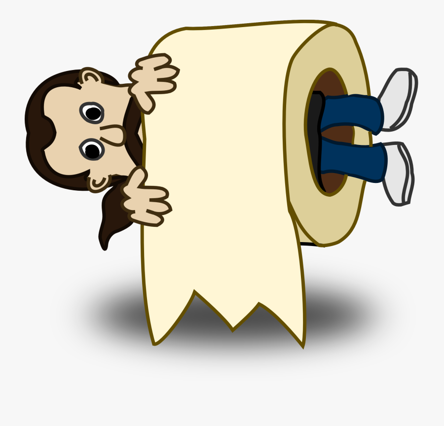 Toilet Roll Paper Free Picture - Fart Jokes, Transparent Clipart
