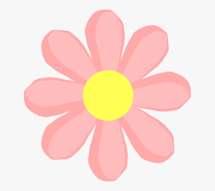 Simple Flower Clip Art, Transparent Clipart