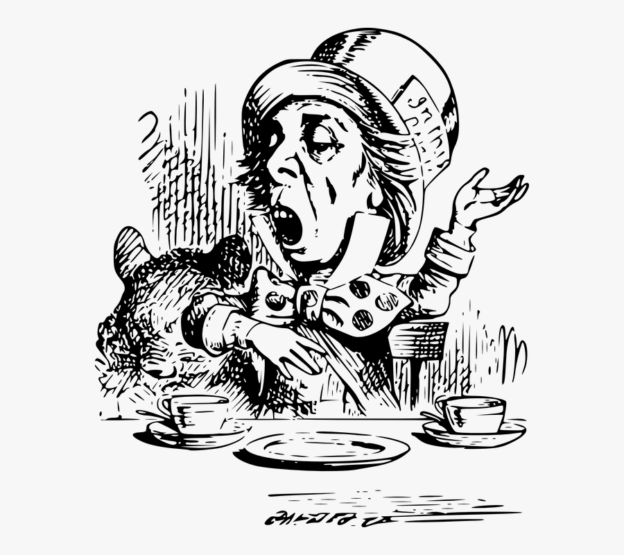 Public Domain Alice In Wonderland Illustration, Transparent Clipart