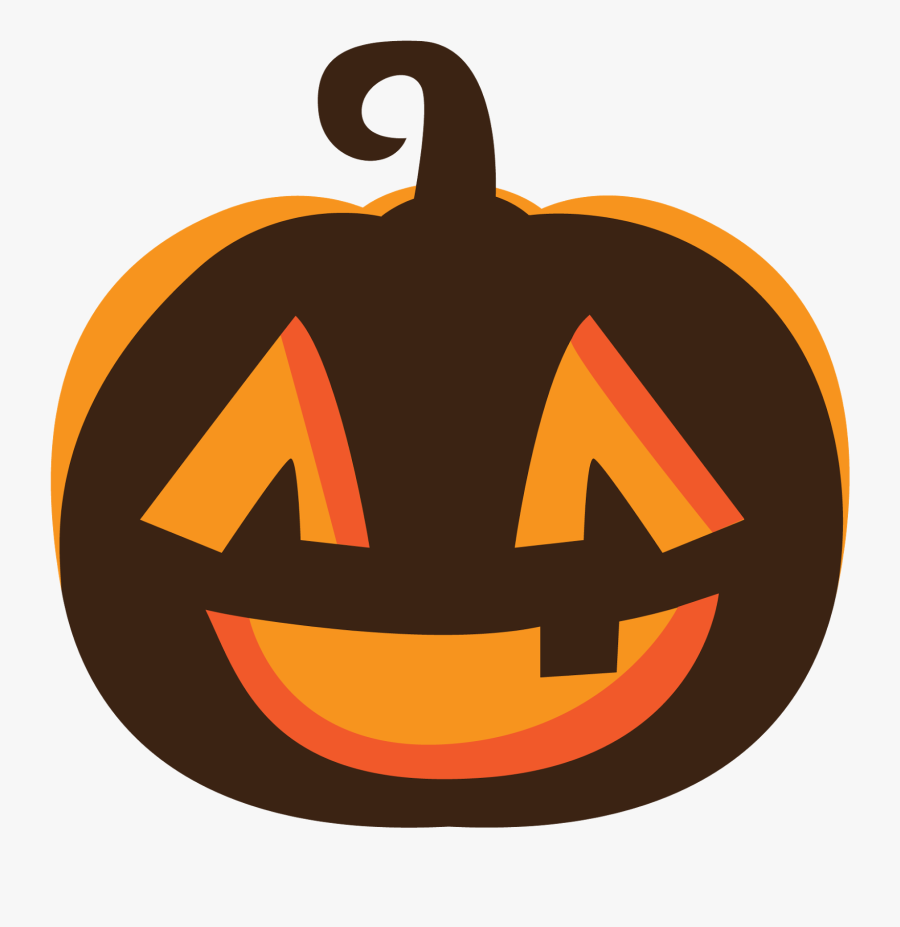 October Clipart Jackolantern - Jack-o'-lantern, Transparent Clipart